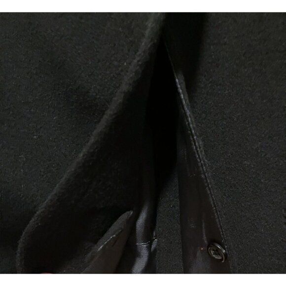 Nino Cerruti Wool Blend Overcoat 44R Jacket Double Breasted Wool Cashmere Blend - Picture 9 of 14